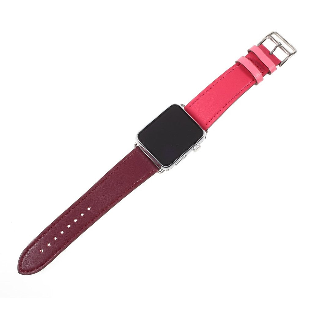 Eminent Apple Watch Series 4 44mm Ægte læder Rem - Flerfarvet#serie_2