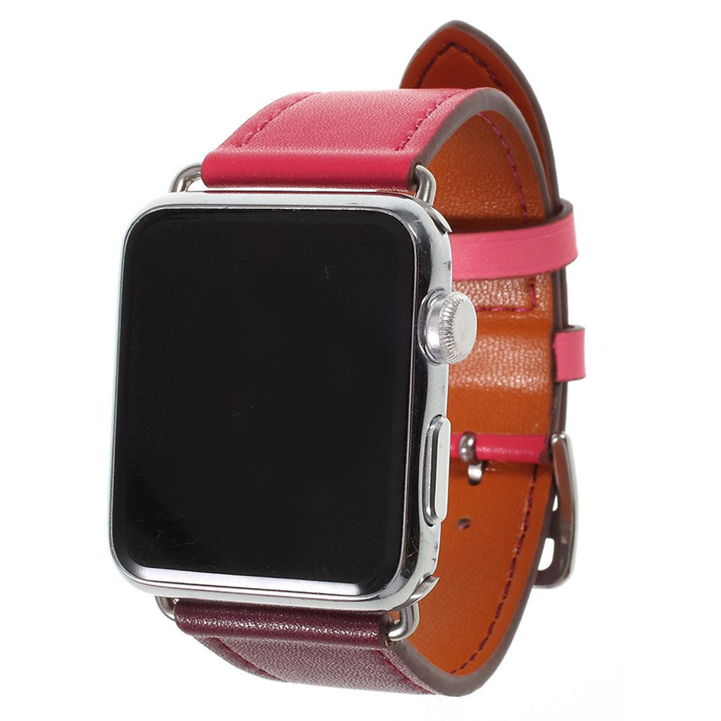 Eminent Apple Watch Series 4 44mm Ægte læder Rem - Flerfarvet#serie_2