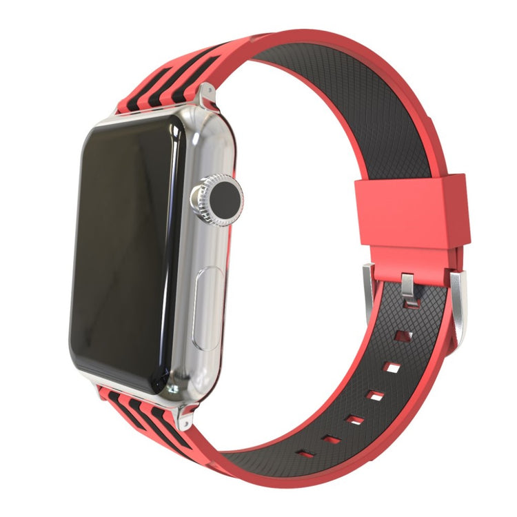Meget pænt Apple Watch Series 4 44mm Silikone Rem - Flerfarvet#serie_5