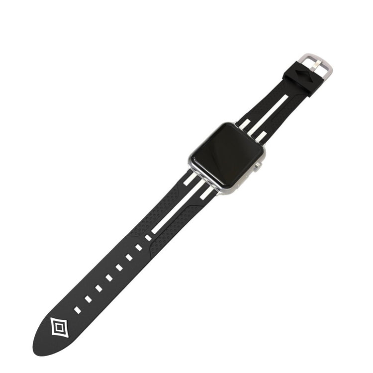Meget pænt Apple Watch Series 4 44mm Silikone Rem - Flerfarvet#serie_8