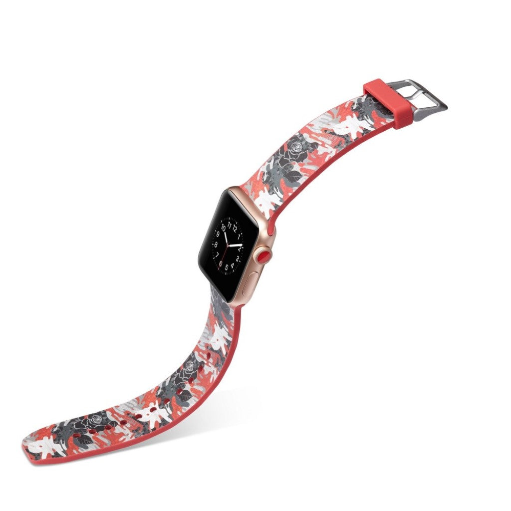 Super godt Apple Watch Series 4 44mm Silikone Rem - Flerfarvet#serie_11