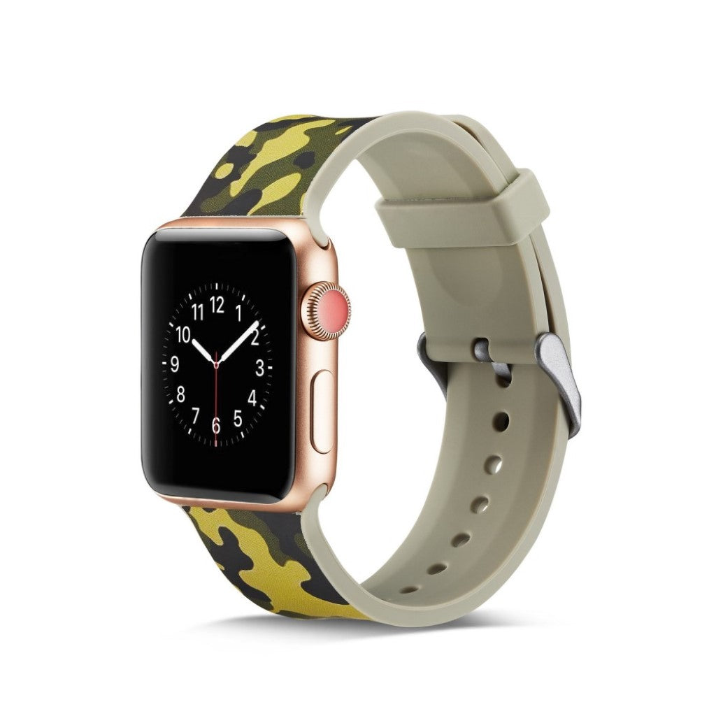Super godt Apple Watch Series 4 44mm Silikone Rem - Grøn#serie_12