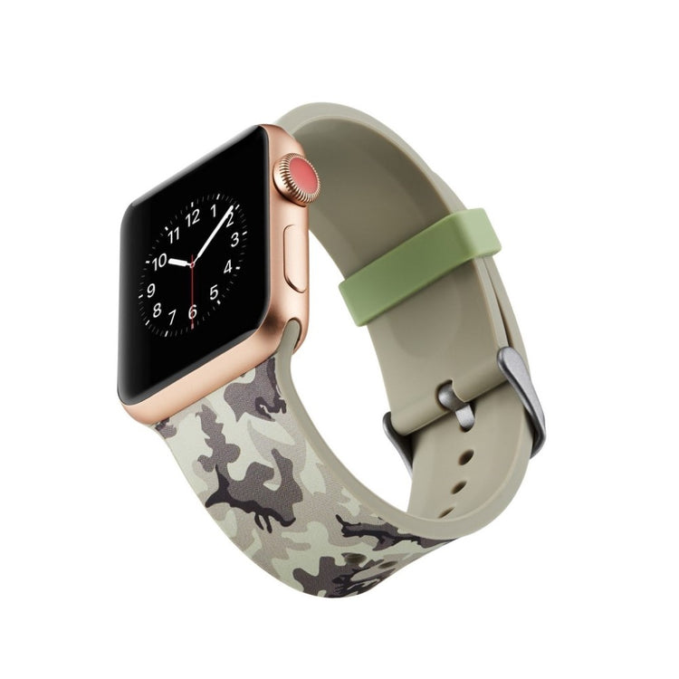 Super godt Apple Watch Series 4 44mm Silikone Rem - Sølv#serie_13