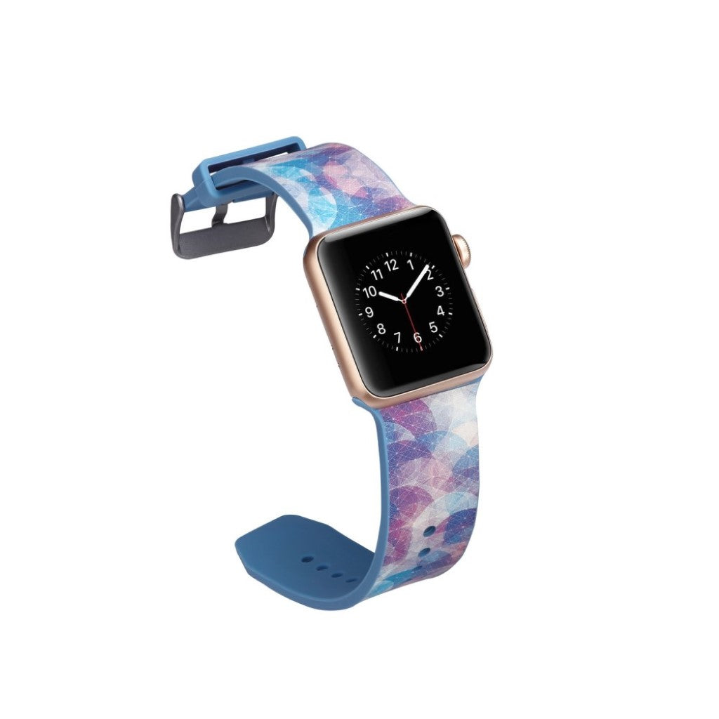 Super godt Apple Watch Series 4 44mm Silikone Rem - Flerfarvet#serie_16