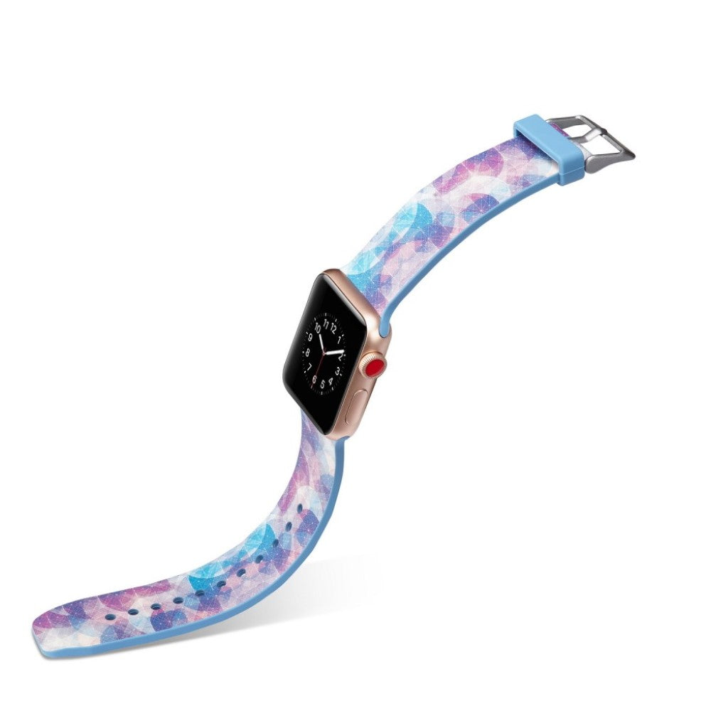Super godt Apple Watch Series 4 44mm Silikone Rem - Flerfarvet#serie_16