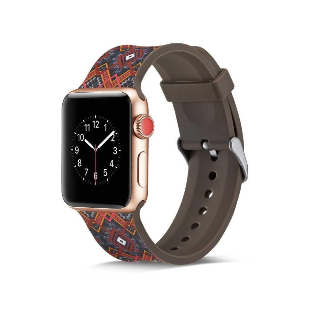 Super godt Apple Watch Series 4 44mm Silikone Rem - Flerfarvet#serie_17