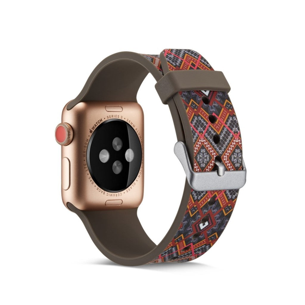 Super godt Apple Watch Series 4 44mm Silikone Rem - Flerfarvet#serie_17