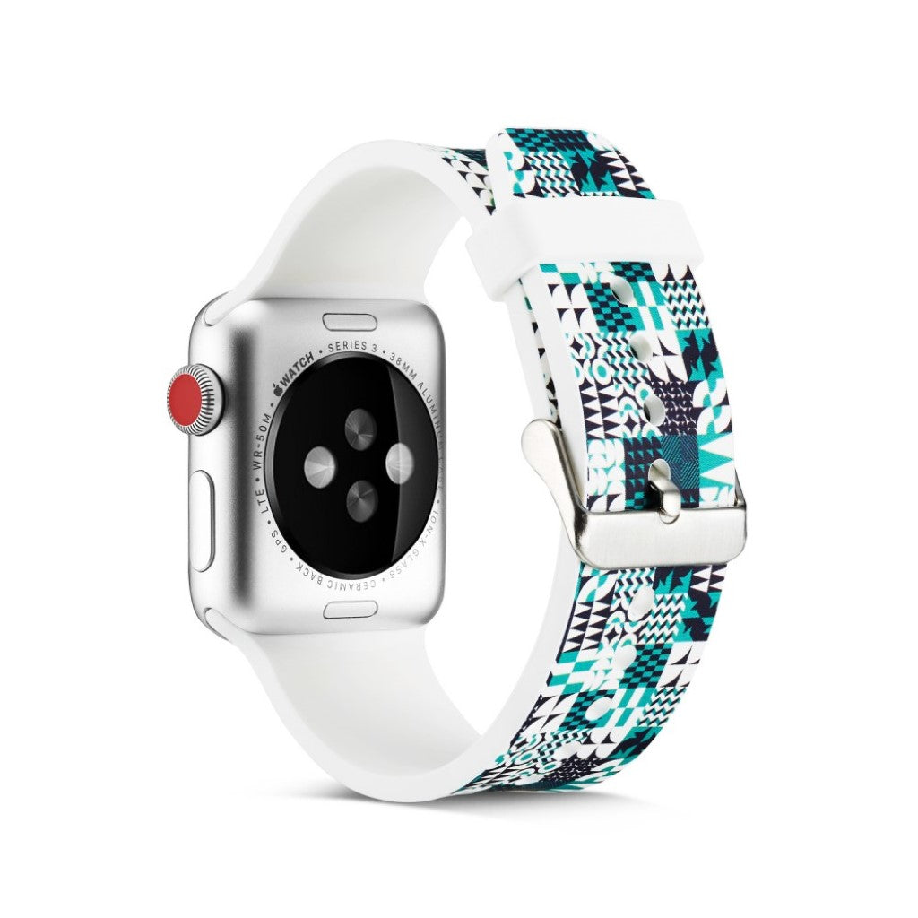 Super godt Apple Watch Series 4 44mm Silikone Rem - Flerfarvet#serie_2