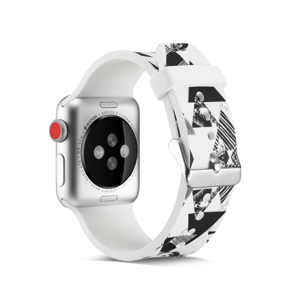 Super godt Apple Watch Series 4 44mm Silikone Rem - Flerfarvet#serie_3