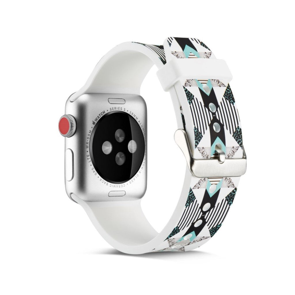 Super godt Apple Watch Series 4 44mm Silikone Rem - Flerfarvet#serie_5