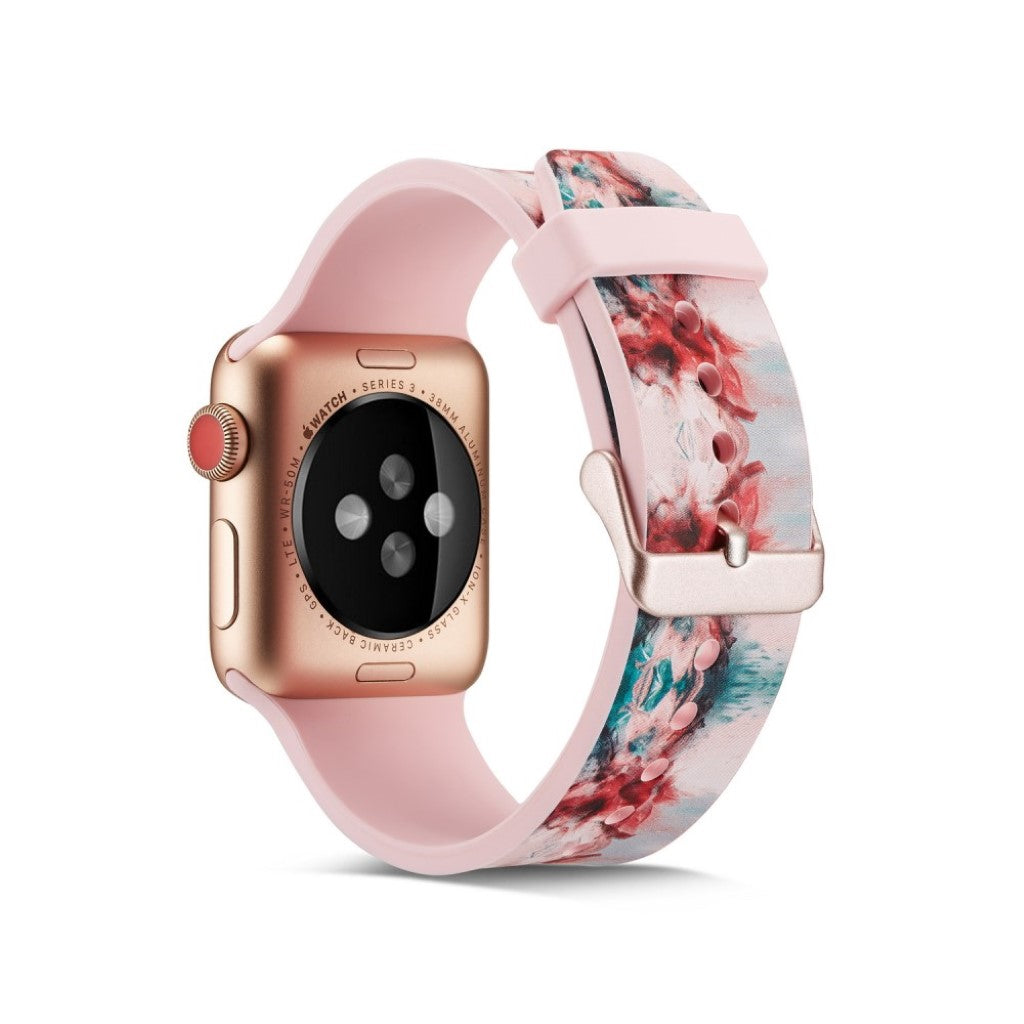 Super godt Apple Watch Series 4 44mm Silikone Rem - Flerfarvet#serie_8