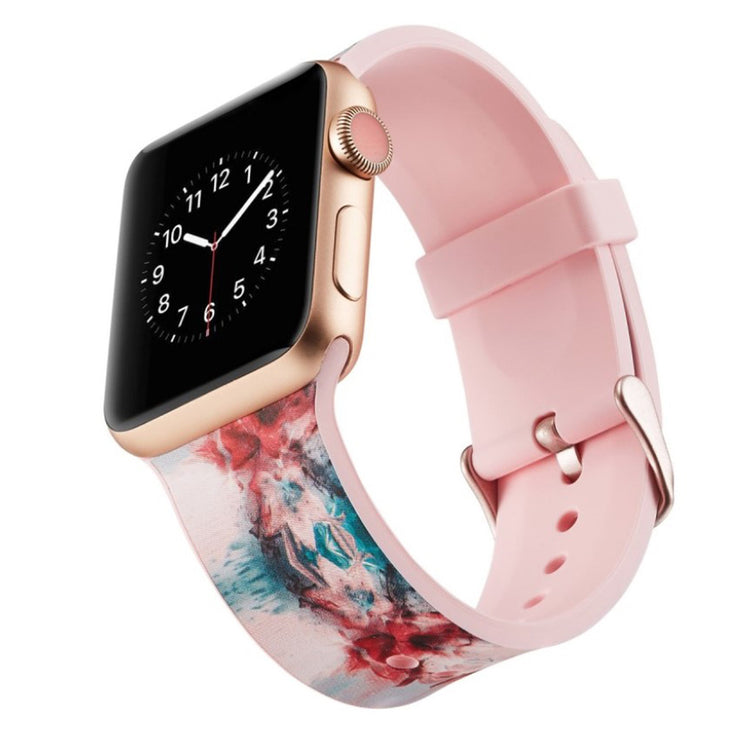 Super godt Apple Watch Series 4 44mm Silikone Rem - Flerfarvet#serie_8