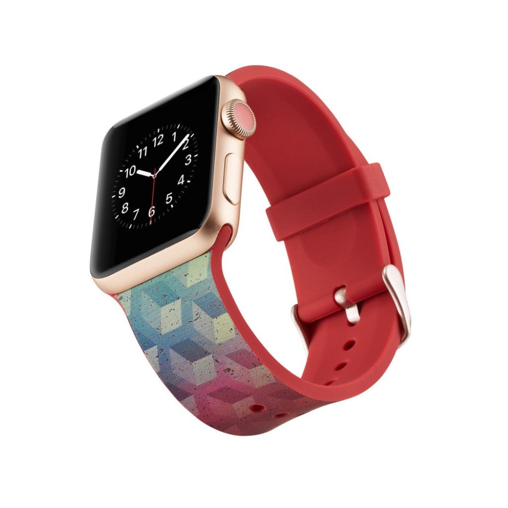 Super godt Apple Watch Series 4 44mm Silikone Rem - Flerfarvet#serie_9