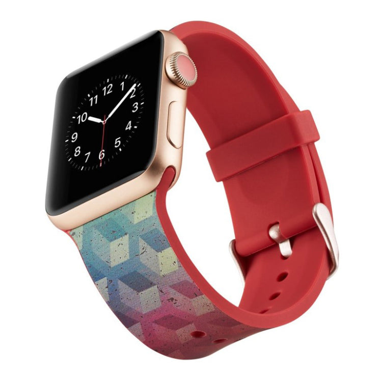 Super godt Apple Watch Series 4 44mm Silikone Rem - Flerfarvet#serie_9