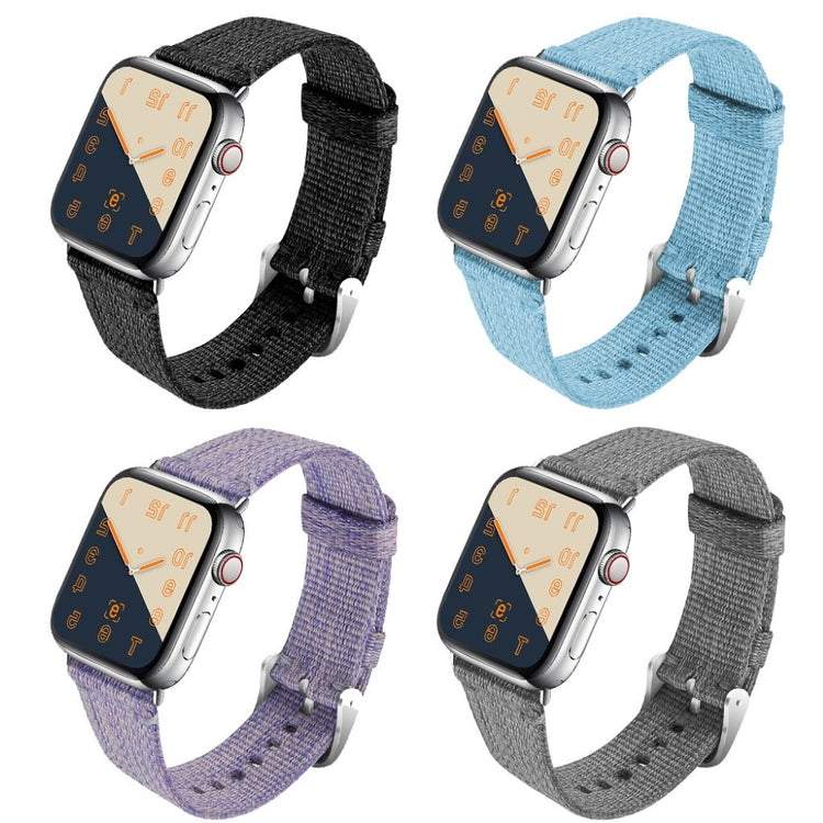 Super godt Apple Watch Series 4 44mm Nylon Rem - Sort#serie_1