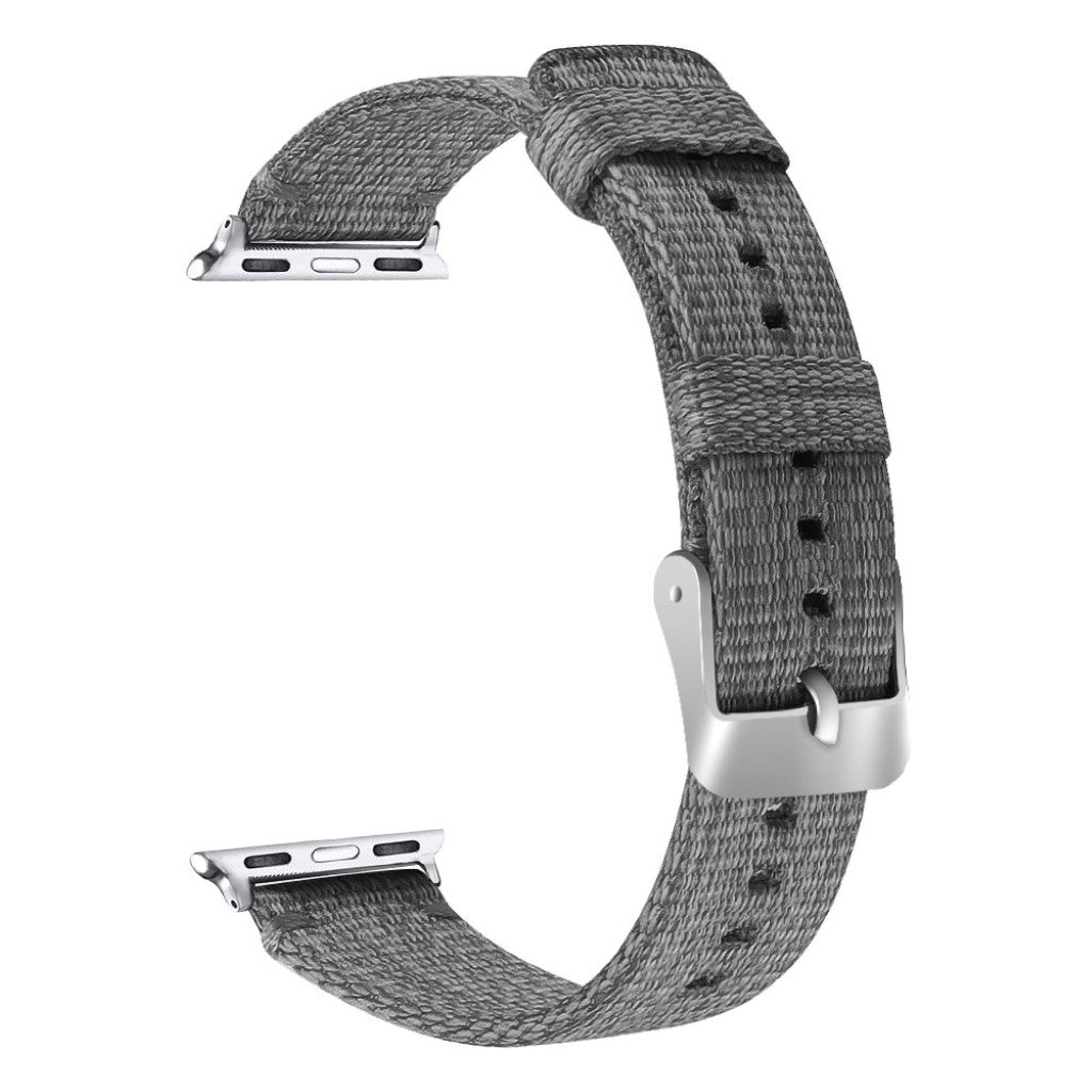 Super godt Apple Watch Series 4 44mm Nylon Rem - Sølv#serie_2