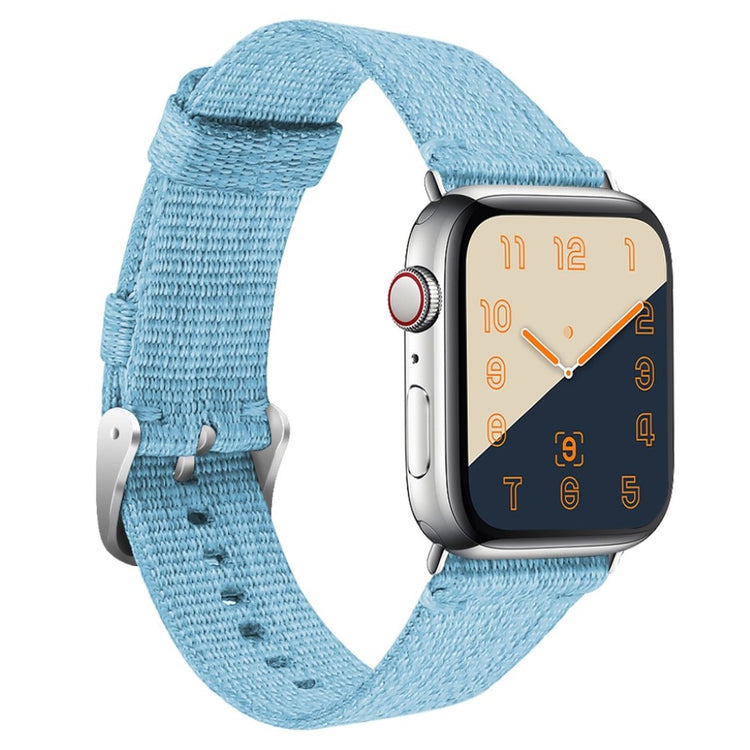 Super godt Apple Watch Series 4 44mm Nylon Rem - Blå#serie_3