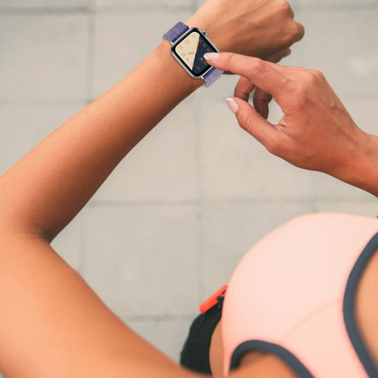 Super godt Apple Watch Series 4 44mm Nylon Rem - Lilla#serie_4
