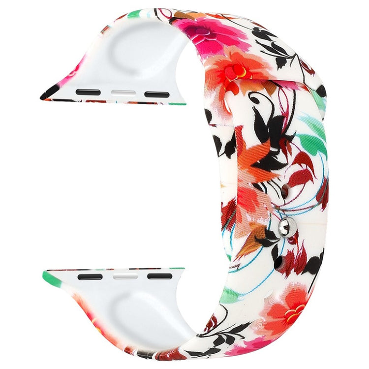Fed Apple Watch Series 4 44mm Silikone Rem - Flerfarvet#serie_4
