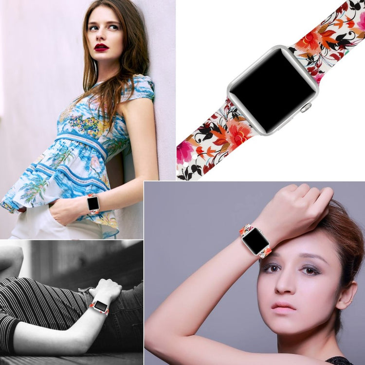 Fed Apple Watch Series 4 44mm Silikone Rem - Flerfarvet#serie_4