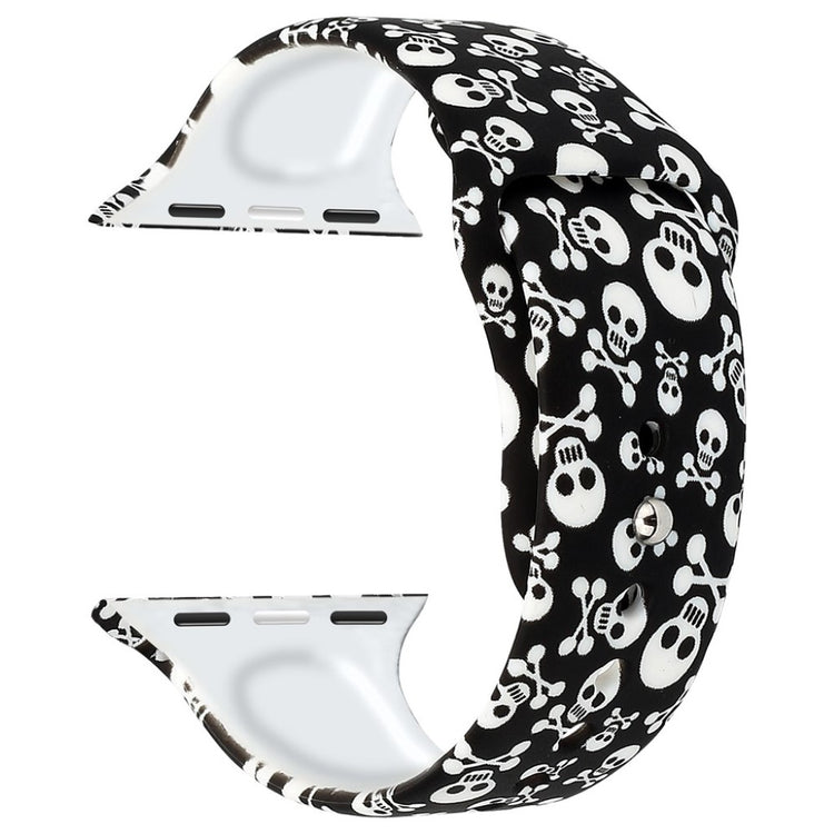 Fed Apple Watch Series 4 44mm Silikone Rem - Flerfarvet#serie_6