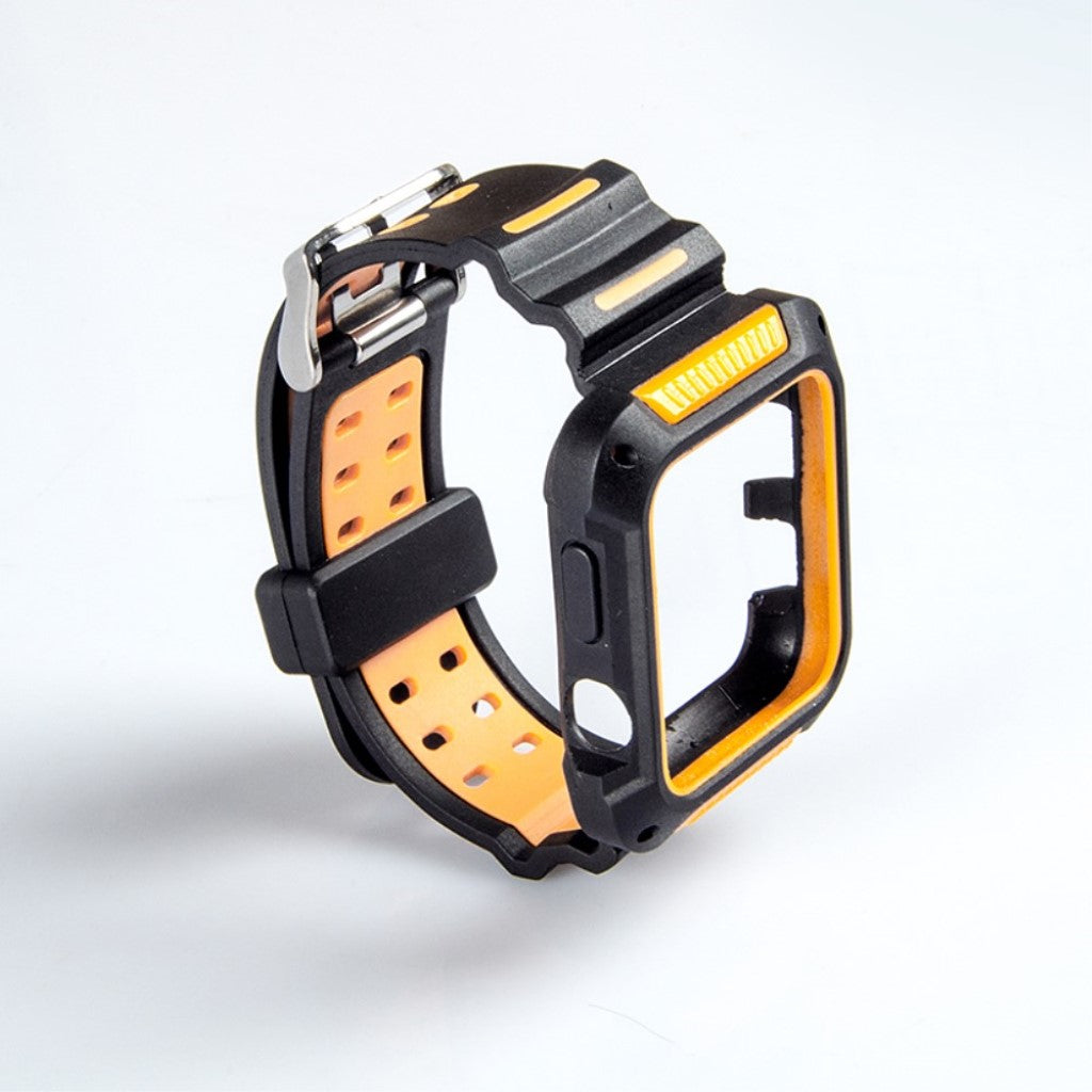 Rigtigt flot Apple Watch Series 4 44mm Silikone Rem - Flerfarvet#serie_1