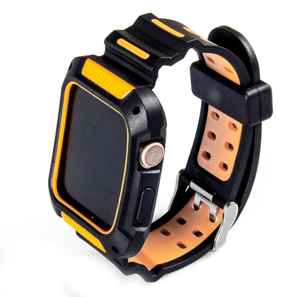 Rigtigt flot Apple Watch Series 4 44mm Silikone Rem - Flerfarvet#serie_1