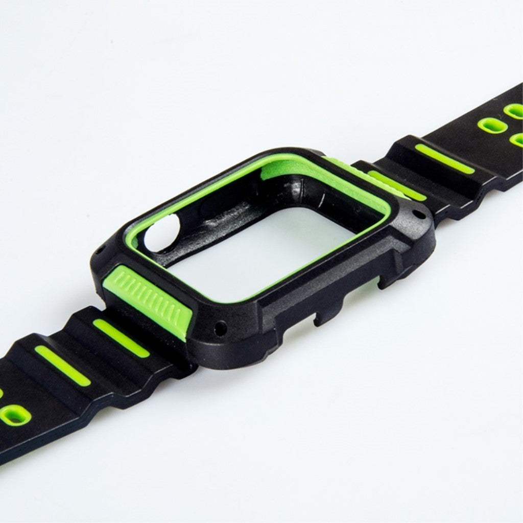 Rigtigt flot Apple Watch Series 4 44mm Silikone Rem - Flerfarvet#serie_3