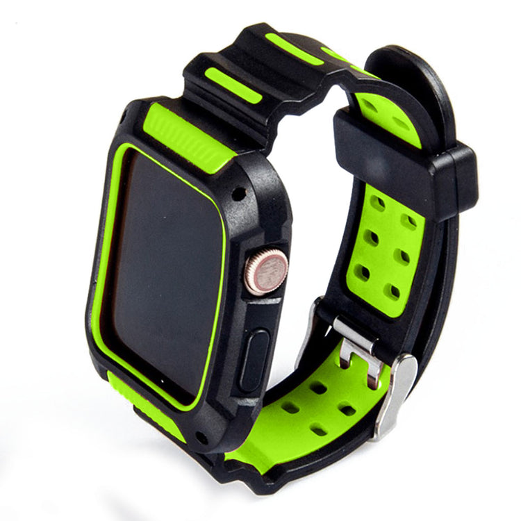 Rigtigt flot Apple Watch Series 4 44mm Silikone Rem - Flerfarvet#serie_3