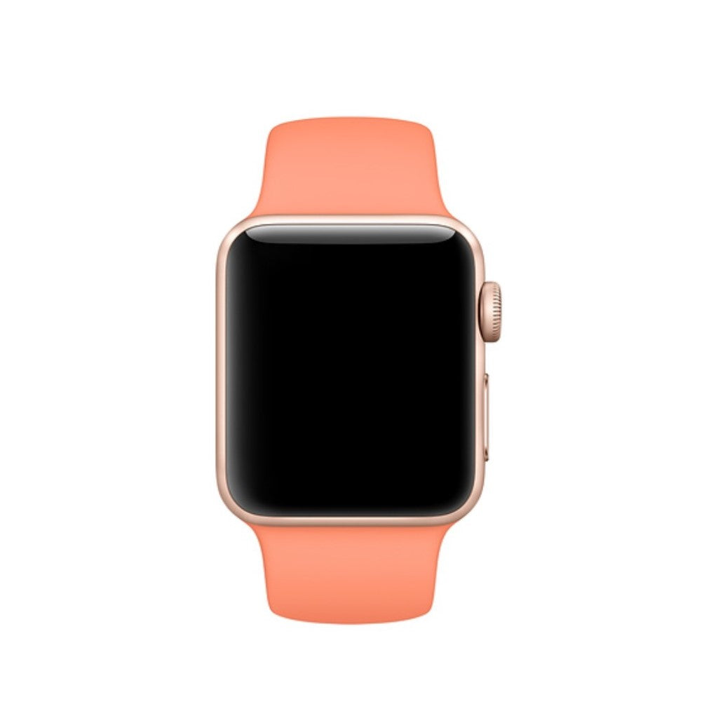 Helt vildt hårdfør Apple Watch Series 4 44mm Silikone Rem - Orange#serie_10