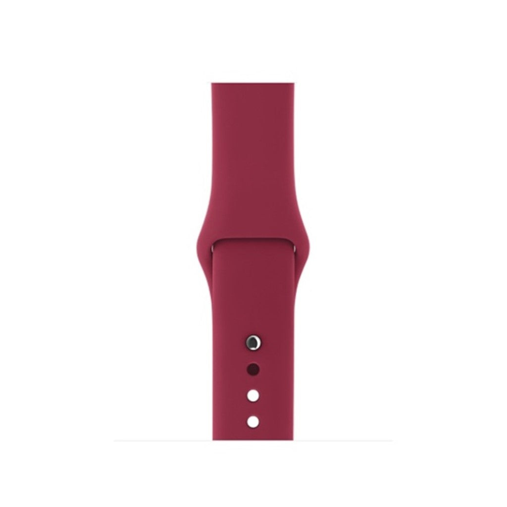Helt vildt hårdfør Apple Watch Series 4 44mm Silikone Rem - Pink#serie_11