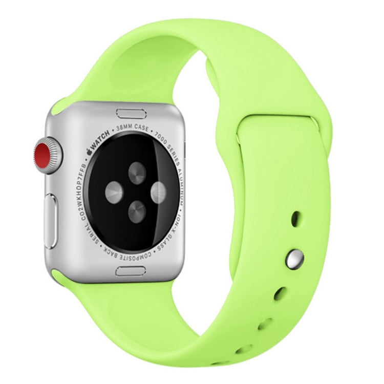 Helt vildt hårdfør Apple Watch Series 4 44mm Silikone Rem - Grøn#serie_14