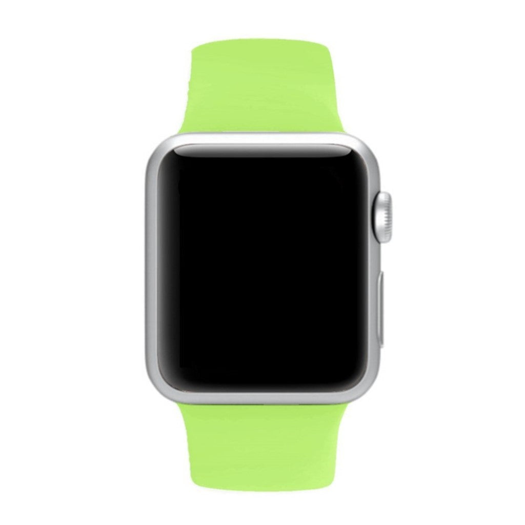 Helt vildt hårdfør Apple Watch Series 4 44mm Silikone Rem - Grøn#serie_14