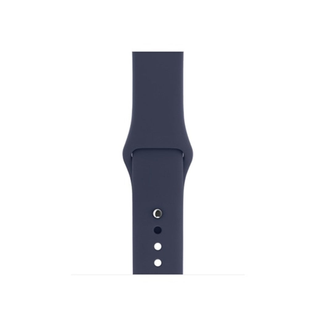 Helt vildt hårdfør Apple Watch Series 4 44mm Silikone Rem - Blå#serie_18