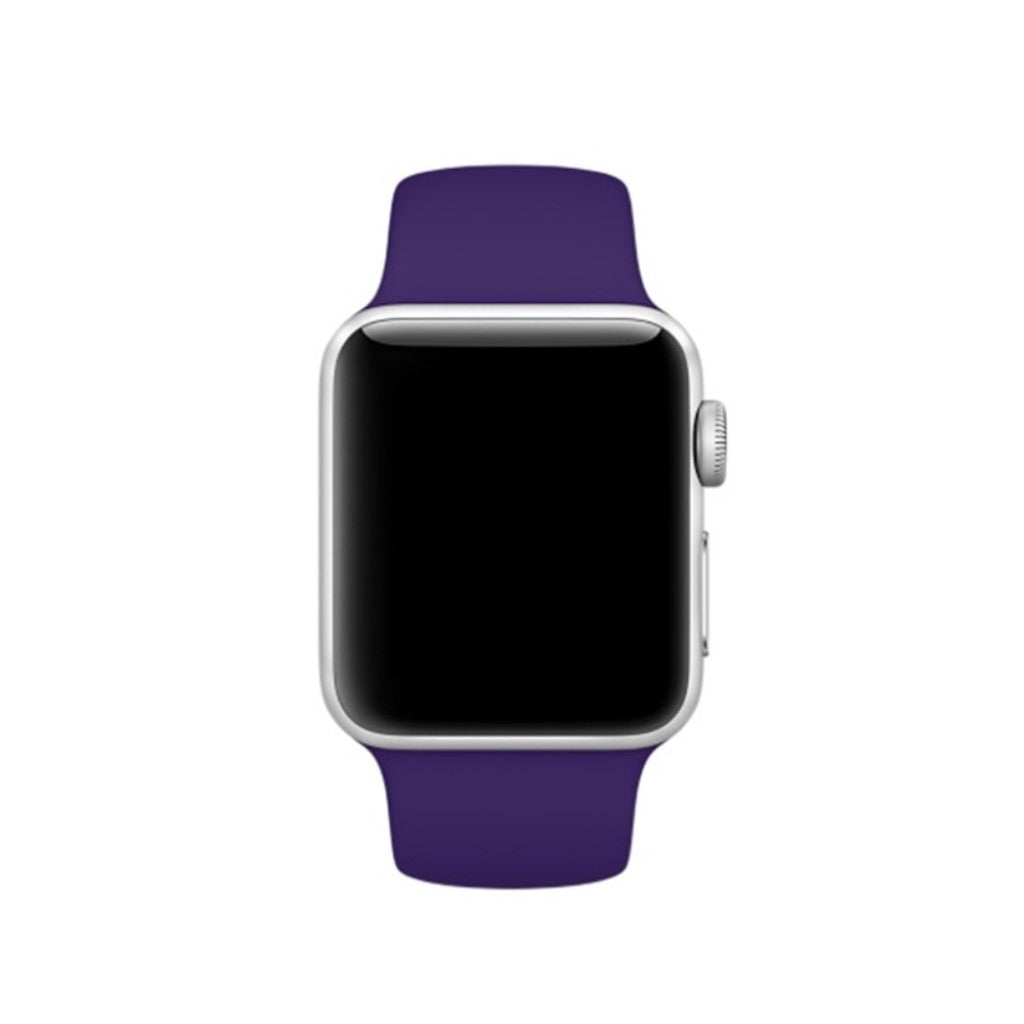 Helt vildt hårdfør Apple Watch Series 4 44mm Silikone Rem - Lilla#serie_23