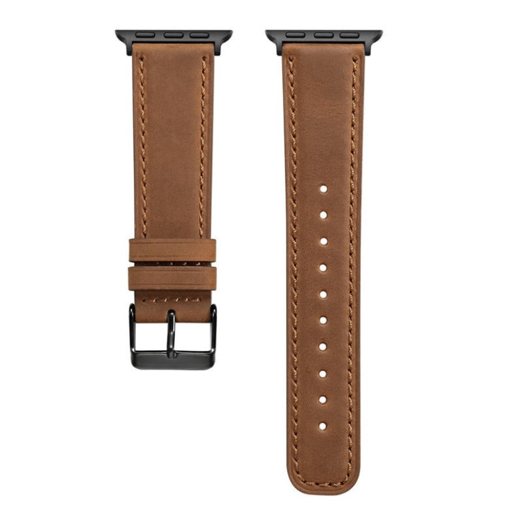 Vildt fantastisk Apple Watch Series 4 44mm Ægte læder Rem - Brun#serie_4