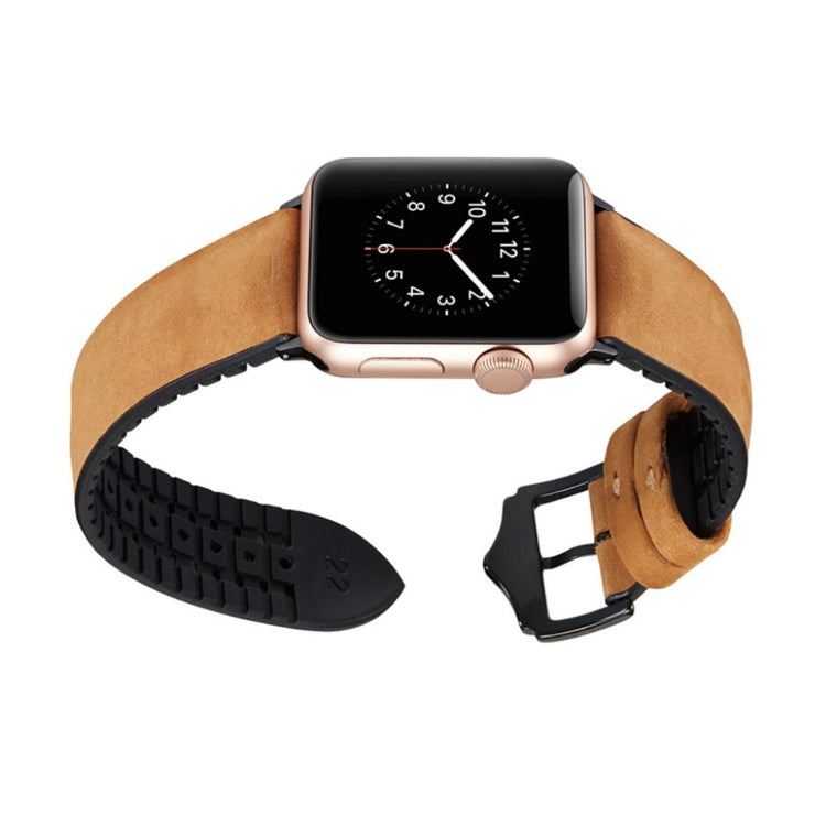 Rigtigt fantastisk Apple Watch Series 4 44mm Kunstlæder Rem - Brun#serie_5