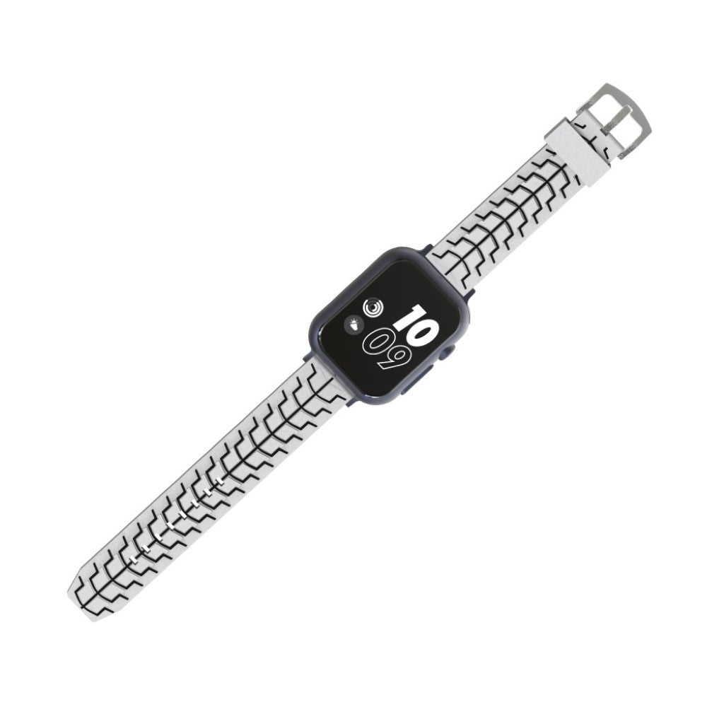 Mega fed Apple Watch Series 4 44mm Silikone Rem - Hvid#serie_2