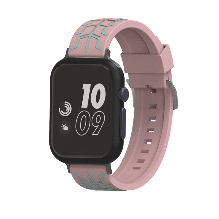 Mega fed Apple Watch Series 4 44mm Silikone Rem - Brun#serie_5