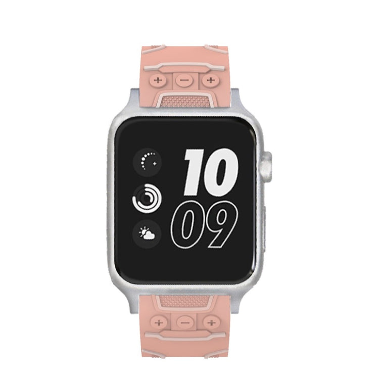 Meget cool Apple Watch Series 4 44mm Silikone Rem - Pink#serie_6