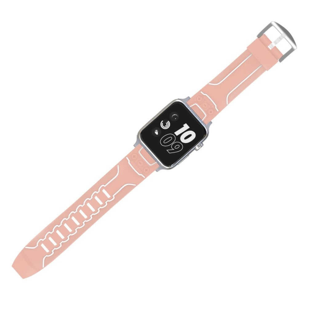 Meget cool Apple Watch Series 4 44mm Silikone Rem - Pink#serie_6