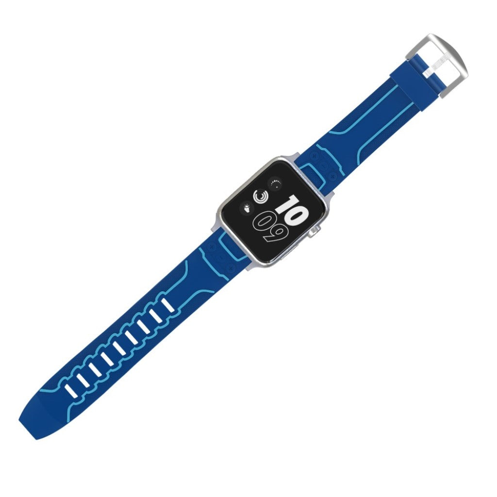 Meget cool Apple Watch Series 4 44mm Silikone Rem - Blå#serie_7