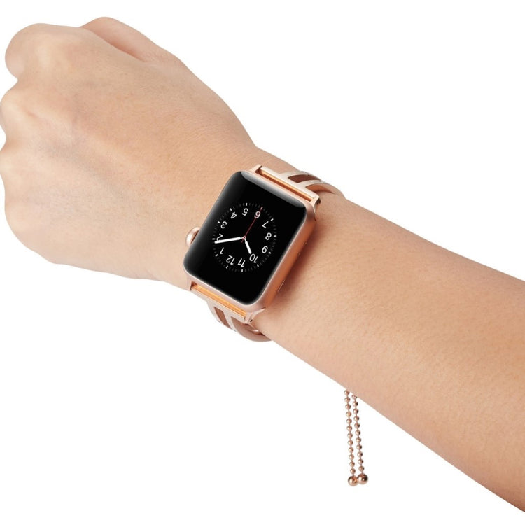 Super fint Apple Watch Series 4 44mm Metal og Rhinsten Rem - Guld#serie_2