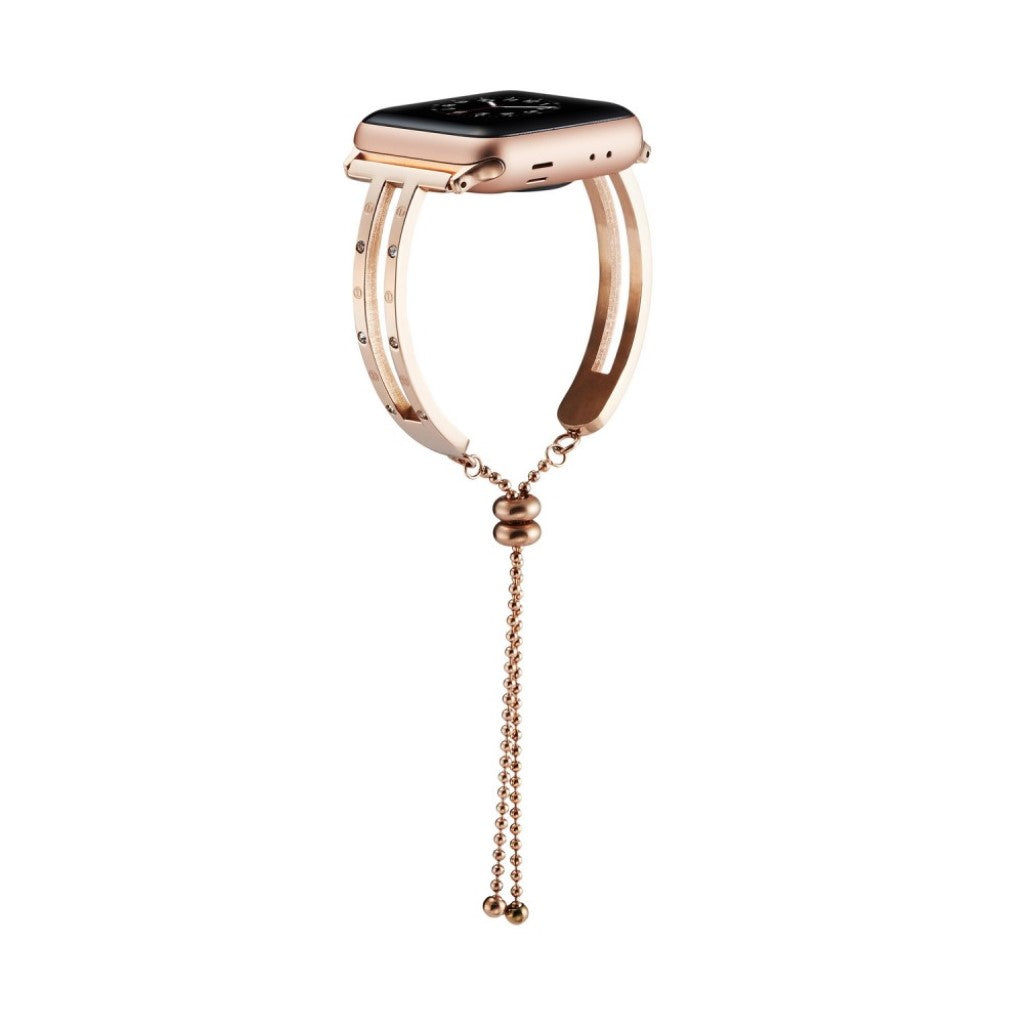 Super fint Apple Watch Series 4 44mm Metal og Rhinsten Rem - Guld#serie_2