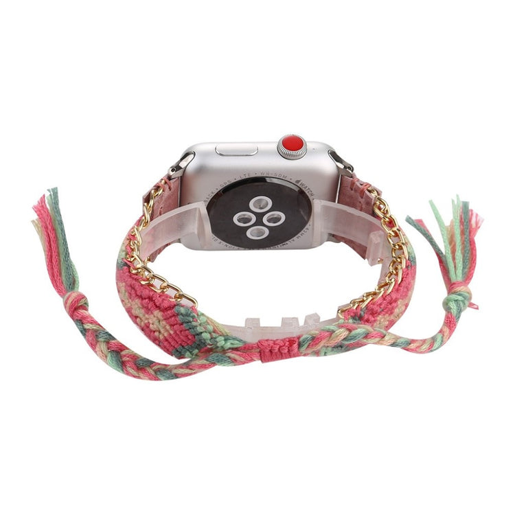 Helt vildt fed Apple Watch Series 4 44mm Nylon Rem - Rød#serie_2