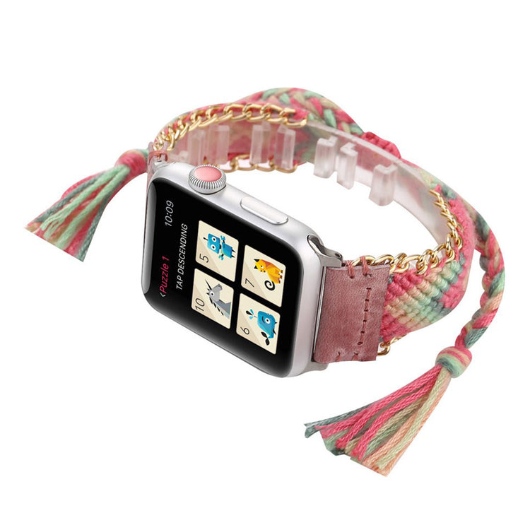 Helt vildt fed Apple Watch Series 4 44mm Nylon Rem - Rød#serie_2