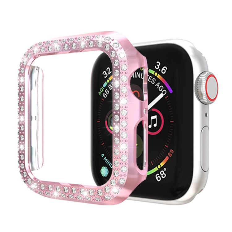 Vildt Godt Apple Watch Series 4 44mm Plastik og Rhinsten Cover - Pink#serie_3