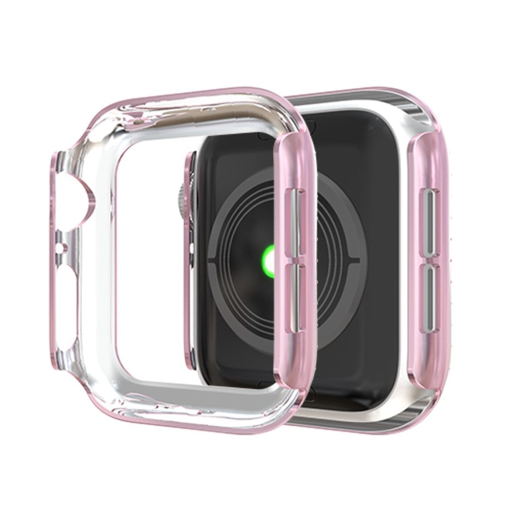 Vildt Godt Apple Watch Series 4 44mm Plastik og Rhinsten Cover - Pink#serie_3