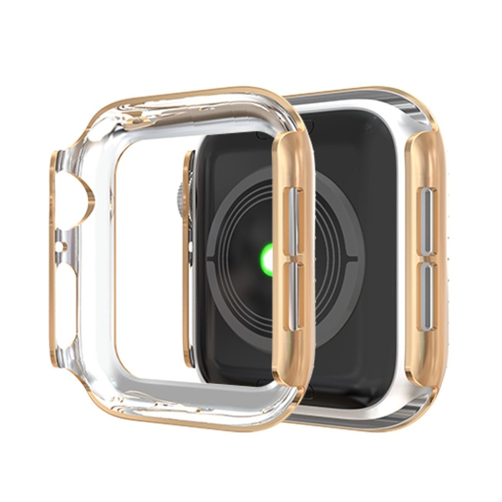 Vildt Godt Apple Watch Series 4 44mm Plastik og Rhinsten Cover - Pink#serie_4