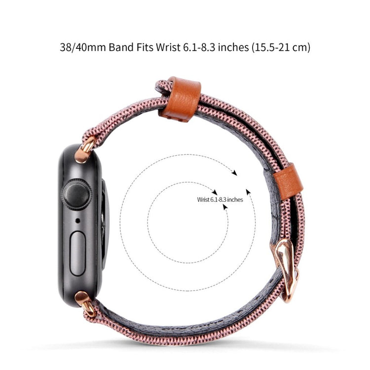 Holdbart Apple Watch Series 5 40mm Nylon Rem - Pink#serie_3